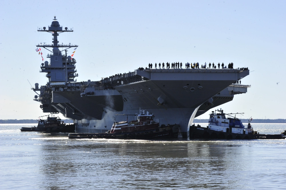 U.S Navy Newest Aircraft Carrier • USS Gerald R. Ford • Celebrates 3rd Birthday